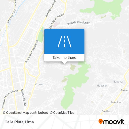 Mapa de Calle Piura