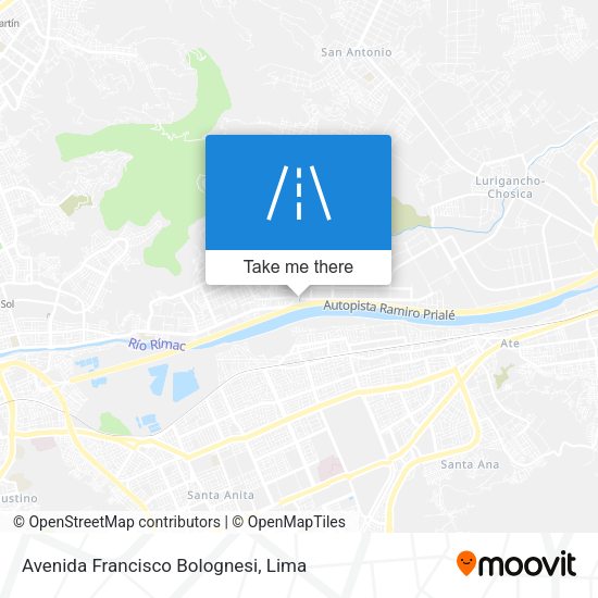 Avenida Francisco Bolognesi map
