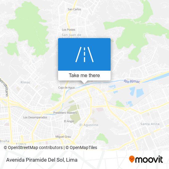 Avenida Piramide Del Sol map