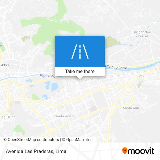 Avenida Las Praderas map