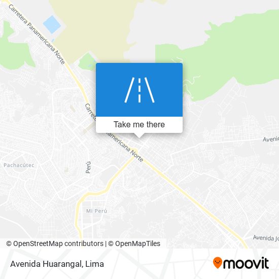 Avenida Huarangal map
