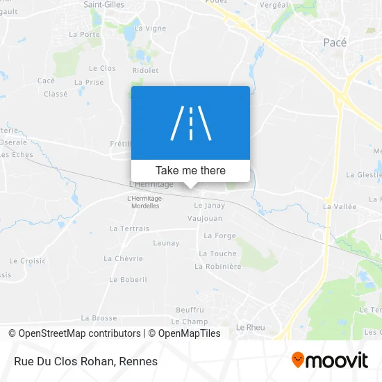 Rue Du Clos Rohan map