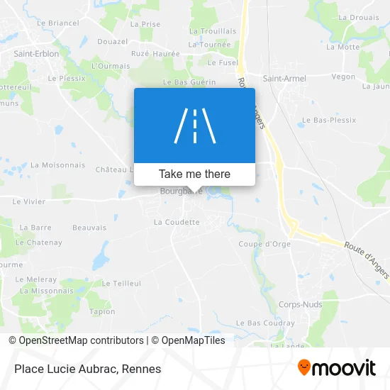 Place Lucie Aubrac map