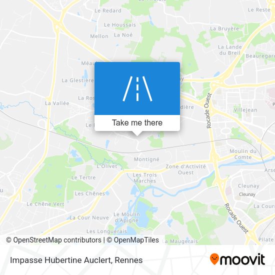 Impasse Hubertine Auclert map