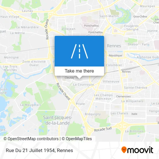 Rue Du 21 Juillet 1954 map