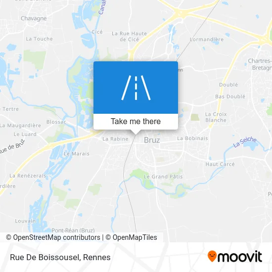 Mapa Rue De Boissousel