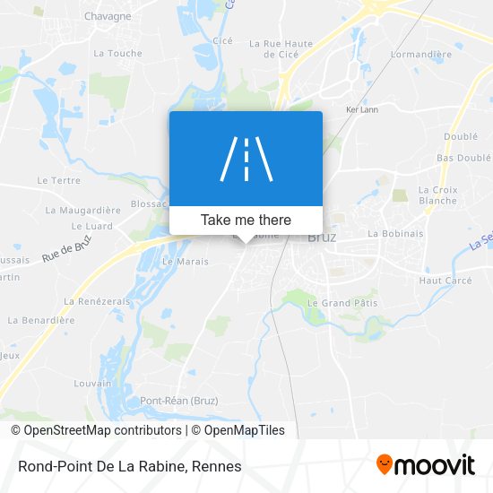 Rond-Point De La Rabine map
