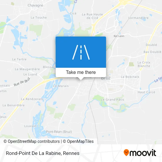 Rond-Point De La Rabine map
