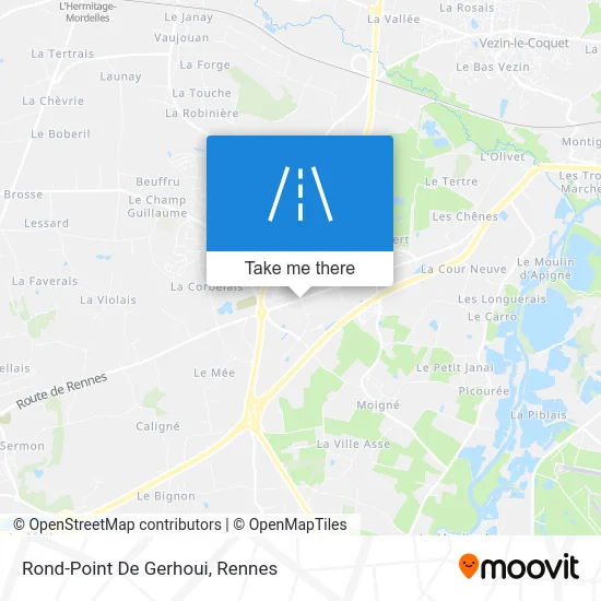 Mapa Rond-Point De Gerhoui