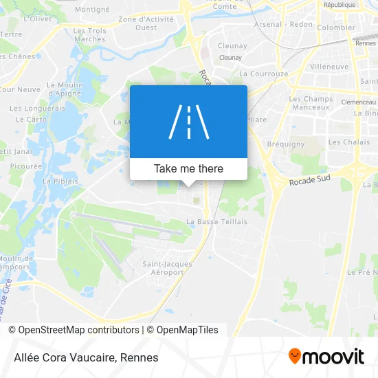 Allée Cora Vaucaire map