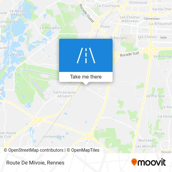 Route De Mivoie map