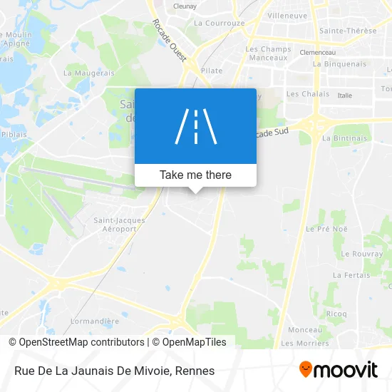 Rue De La Jaunais De Mivoie map