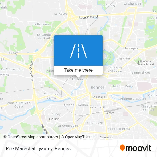 Rue Maréchal Lyautey map