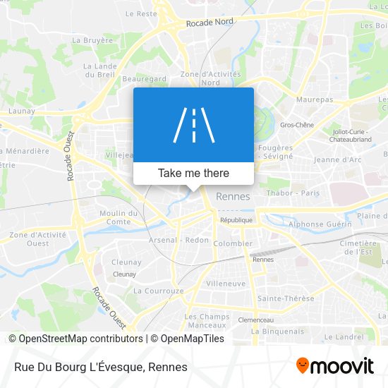 Rue Du Bourg L'Évesque map