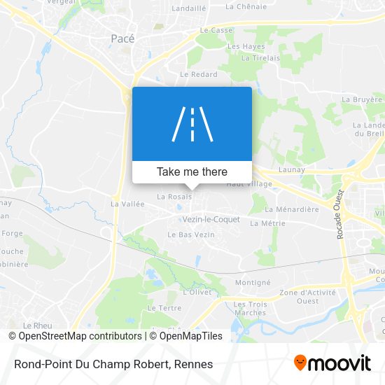 Rond-Point Du Champ Robert map