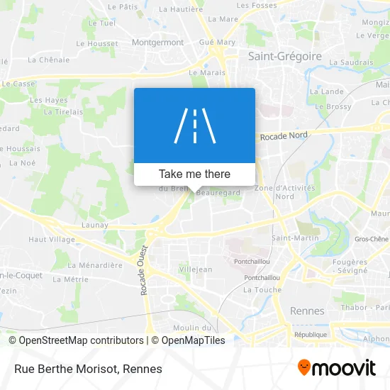 Rue Berthe Morisot map