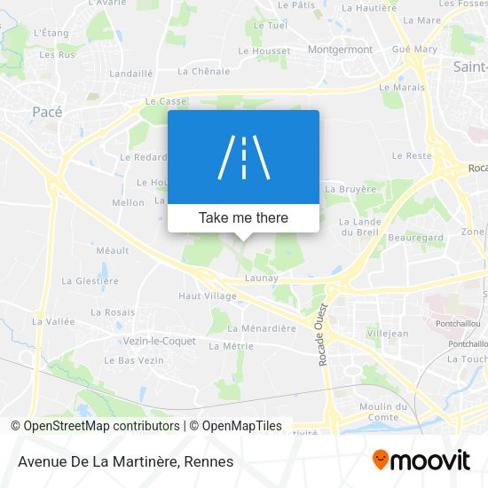 Avenue De La Martinère map