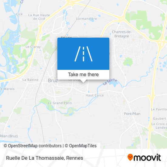 Ruelle De La Thomassaie map