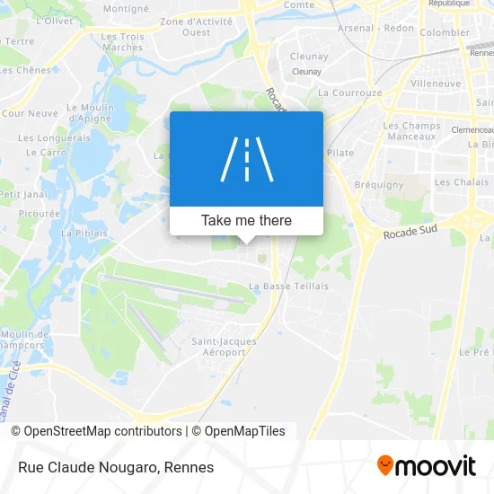 Rue Claude Nougaro map