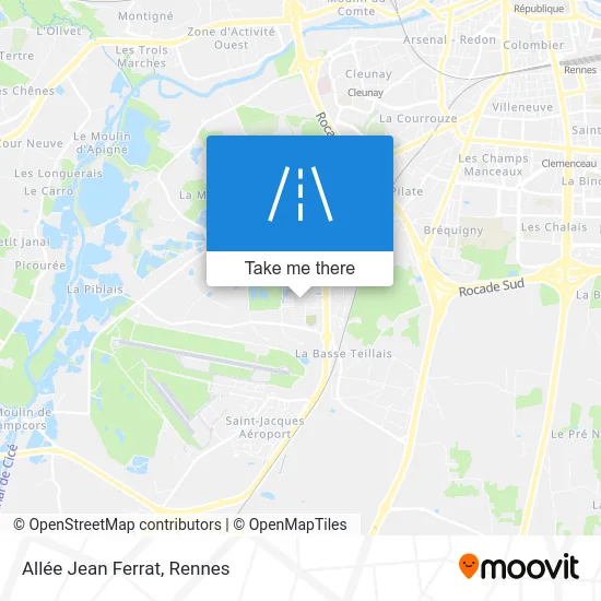 Allée Jean Ferrat map