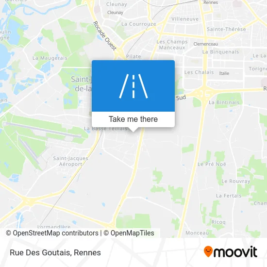 Rue Des Goutais map