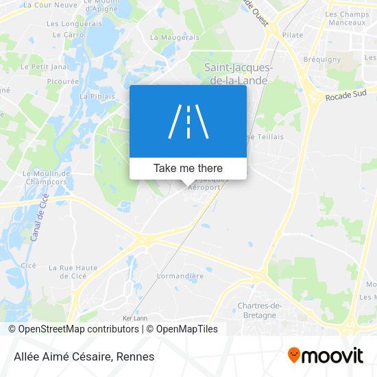 Allée Aimé Césaire map