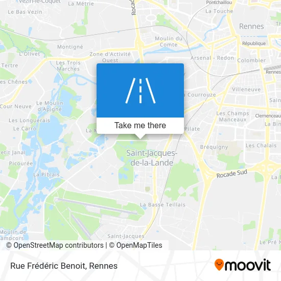 Rue Frédéric Benoit map