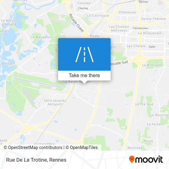 Rue De La Trotine map