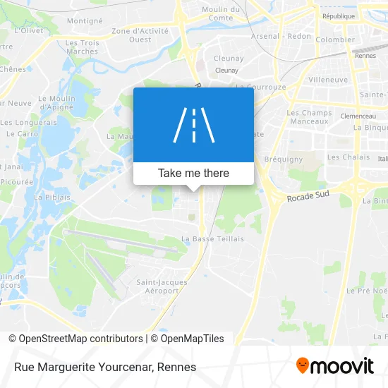 Rue Marguerite Yourcenar map