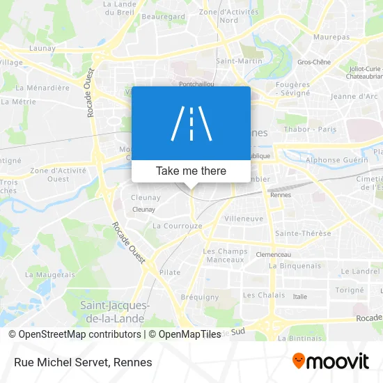 Rue Michel Servet map