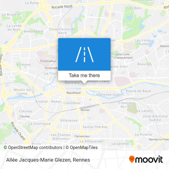 Allée Jacques-Marie Glezen map
