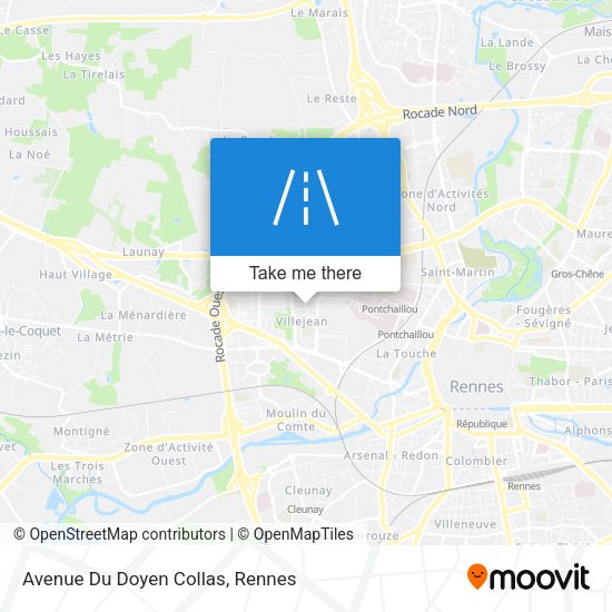 Avenue Du Doyen Collas map