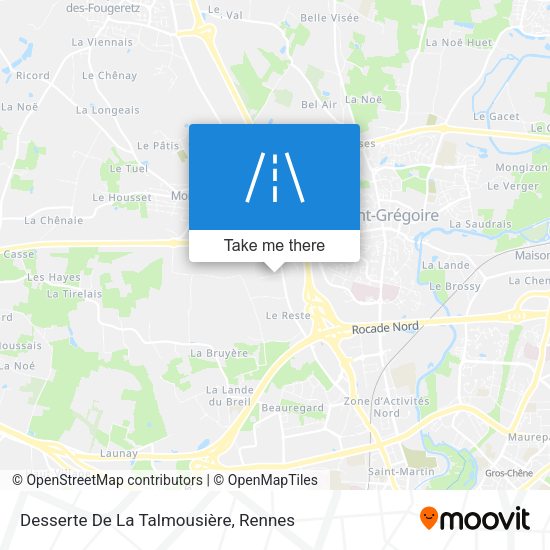 Desserte De La Talmousière map