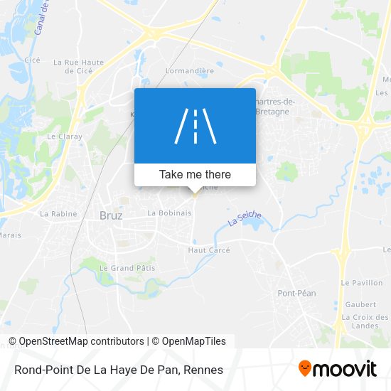 Rond-Point De La Haye De Pan map
