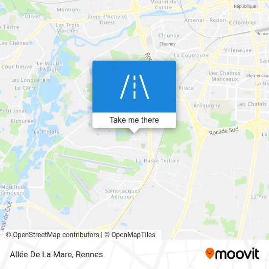 Allée De La Mare map