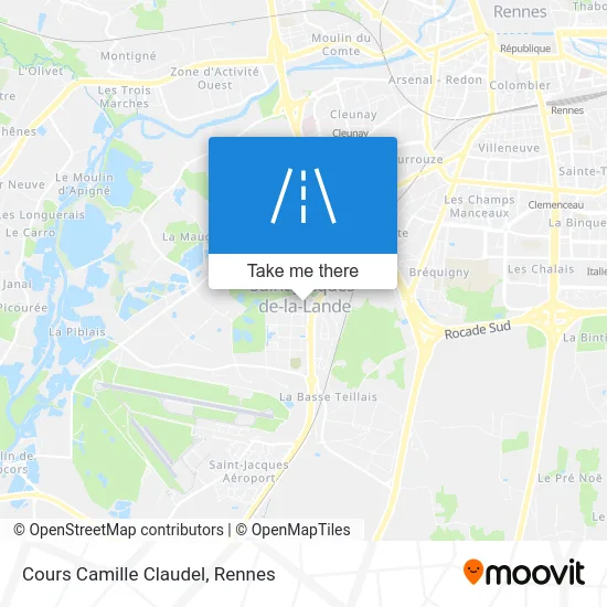 Cours Camille Claudel map