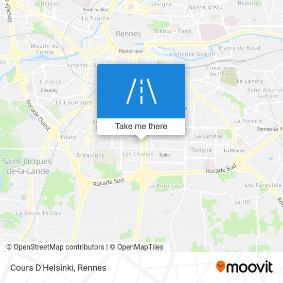 Cours D'Helsinki map