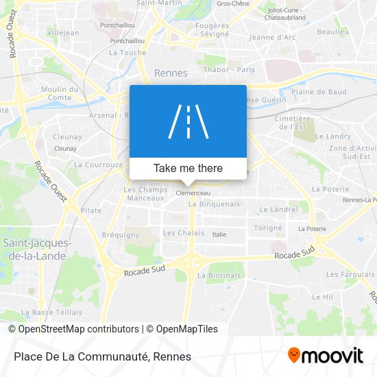 Place De La Communauté map