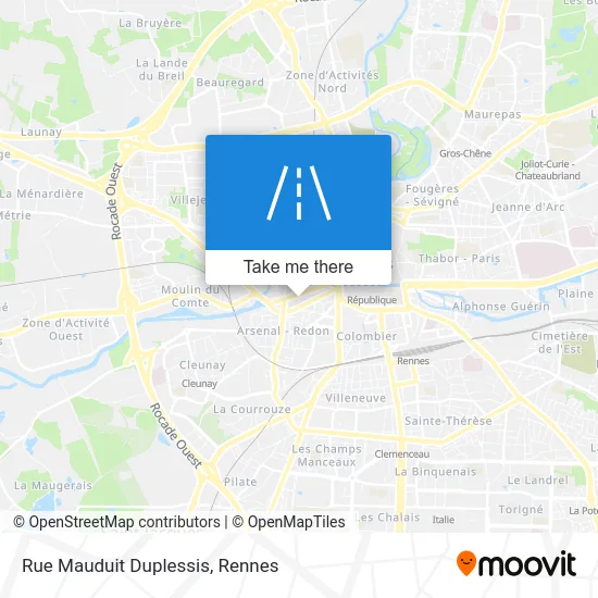 Rue Mauduit Duplessis map