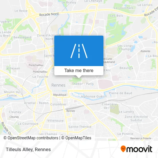 Allée Des Tilleuls map