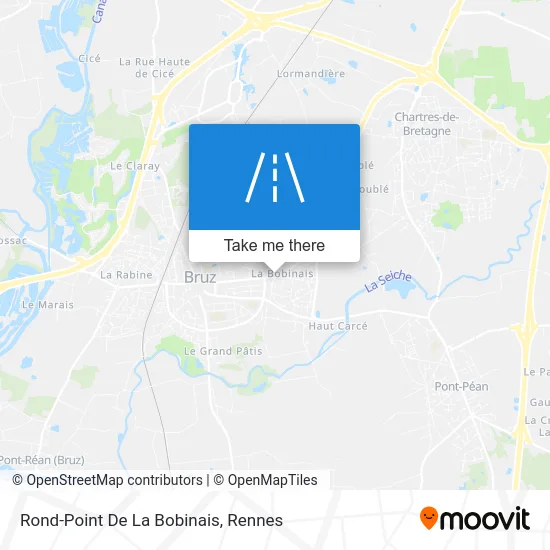 Rond-Point De La Bobinais map