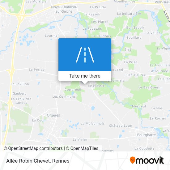 Allée Robin Chevet map