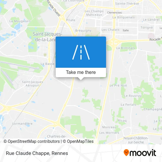 Mapa Rue Claude Chappe