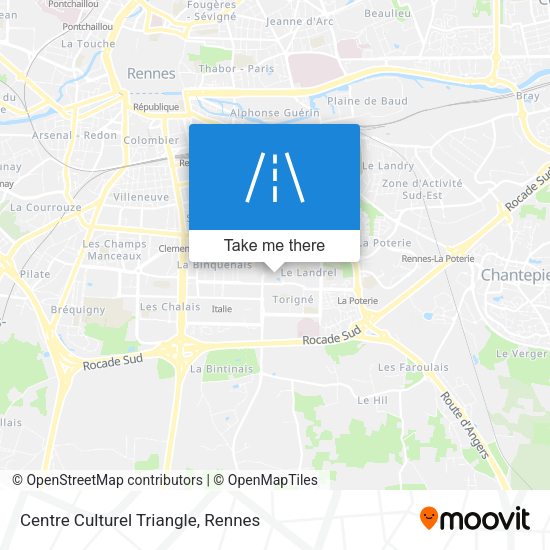 Centre Culturel Triangle map