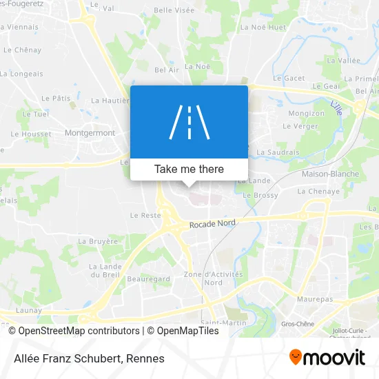 Allée Franz Schubert map