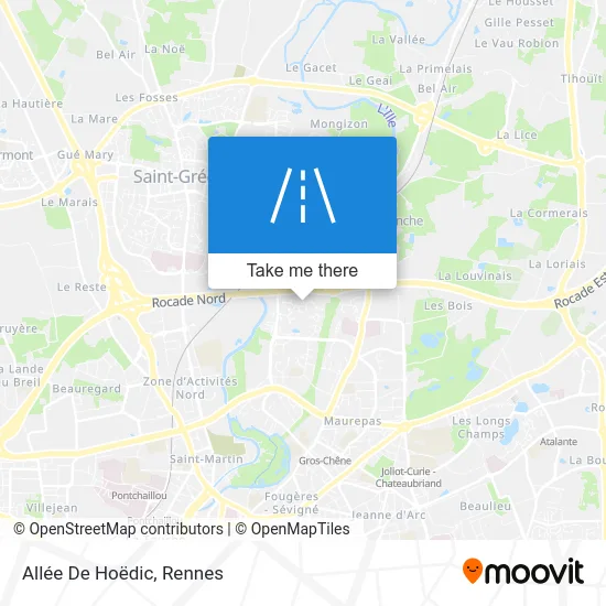 Allée De Hoëdic map