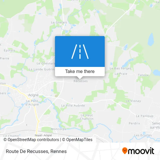Route De Recusses map