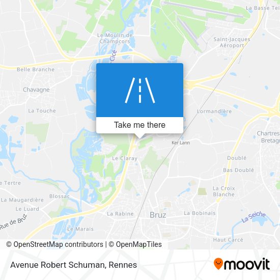 Avenue Robert Schuman map