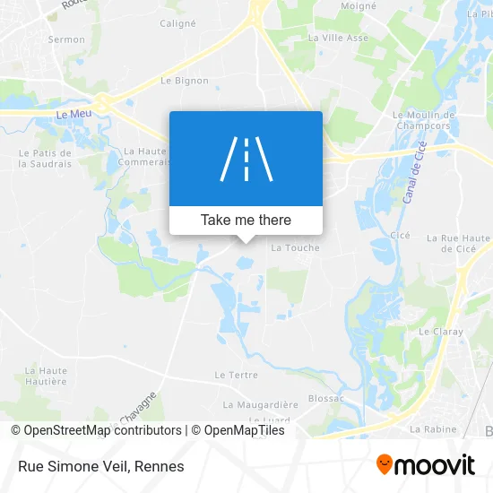 Mapa Rue Simone Veil