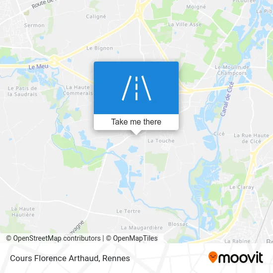 Cours Florence Arthaud map